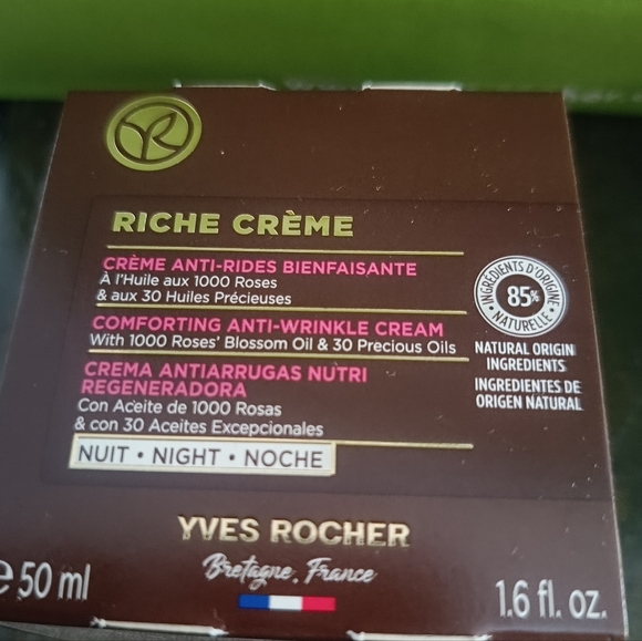 🍂Yves Rocher White Skincare Moisturizer&Anti-Wrinkle Full Size 2x50 ml. - Picture 4 of 7